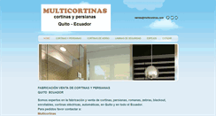 Desktop Screenshot of multicortinas.com