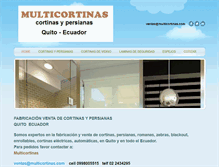 Tablet Screenshot of multicortinas.com
